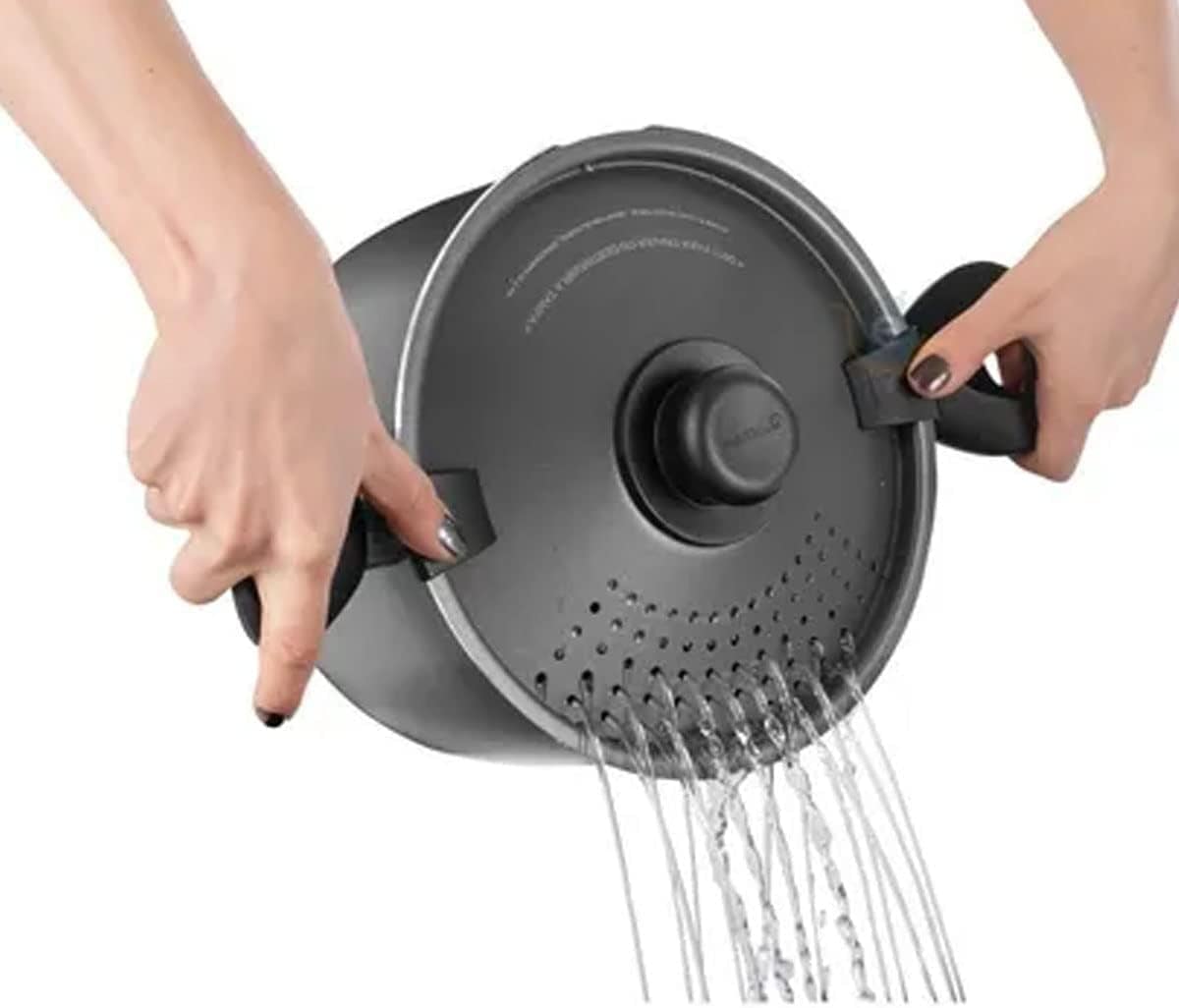 Panela para Macarrão Espagueteira Escorredor Antiaderente - Image 2