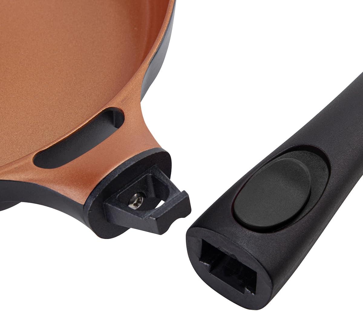 Frigideira Cerâmica com Cabo Destacável 24 cm Preta Le Cook - Image 6