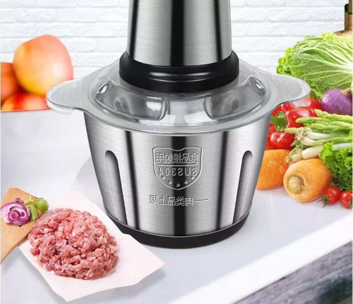 Processador De Alimentos Carne Elétrico 850w Inox - Image 2