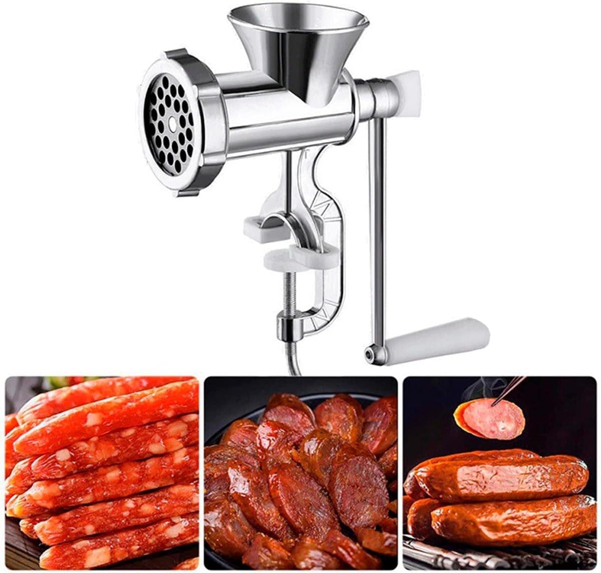 Moedor De Carne Embutidos Alimentos Maquina Manual Moer NO.1... - Image 3