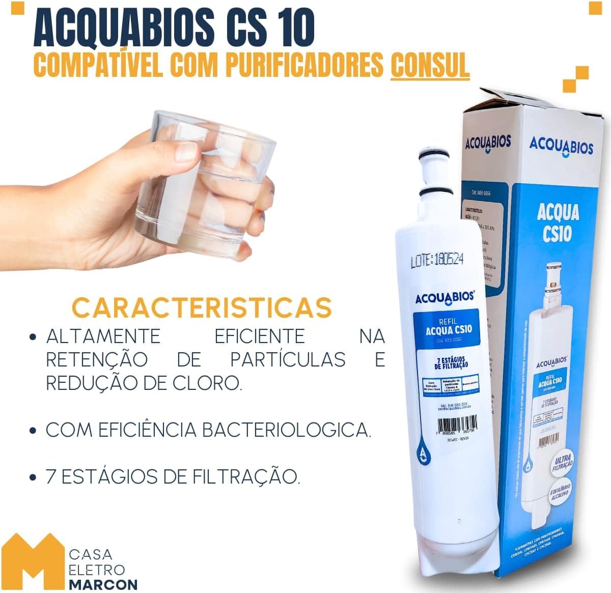 Kit 2 Refil de Filtro Agua Consul Facilite Cs10 Eficiência B... | É bom mesmo? Descubra antes de comprar - Image 4