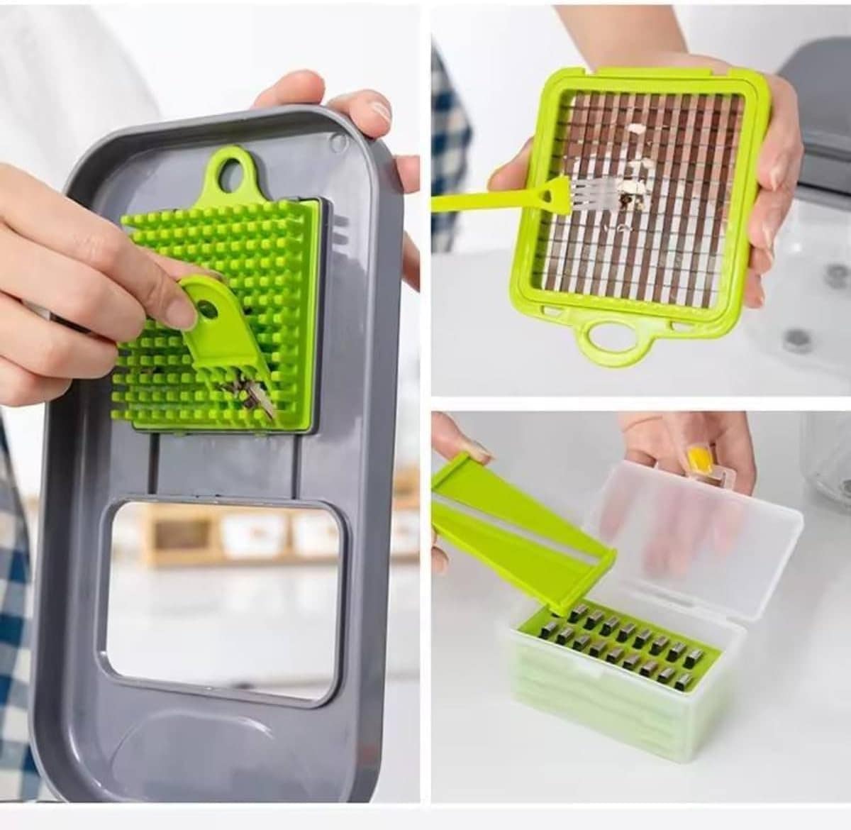 Conjunto Cortador e Ralador de Vegetais Com 22 Peças - Ideal... - Image 4