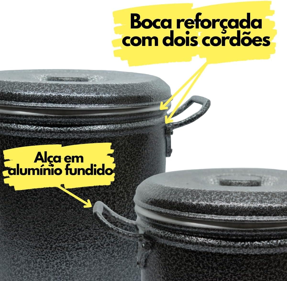 Caldeirão Panela Em Aluminio Craquelado N 30 Linha Hotel 20 ... - Image 3