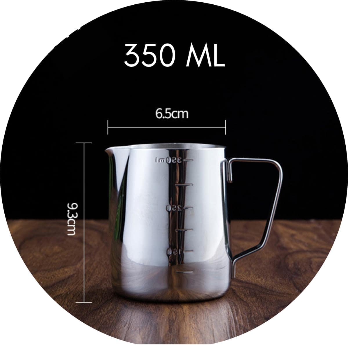 Jarra Barista Inox 350 ml Cremeira Americana Pitcher Leiteir... - Image 3