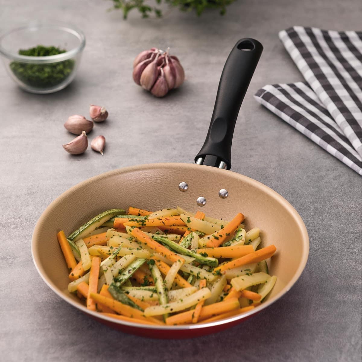 Frigideira Antiaderente Tramontina Com Tampa (20 Cm) - Image 4