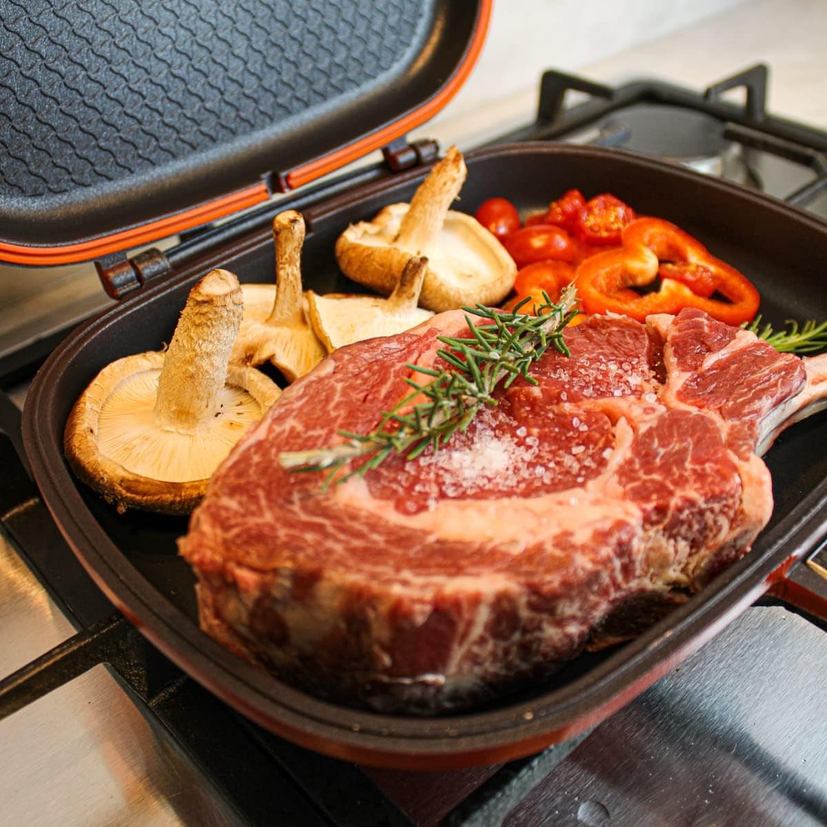 Panela Frigideira Dupla Multiuso Antiaderente Maxchef - Image 3