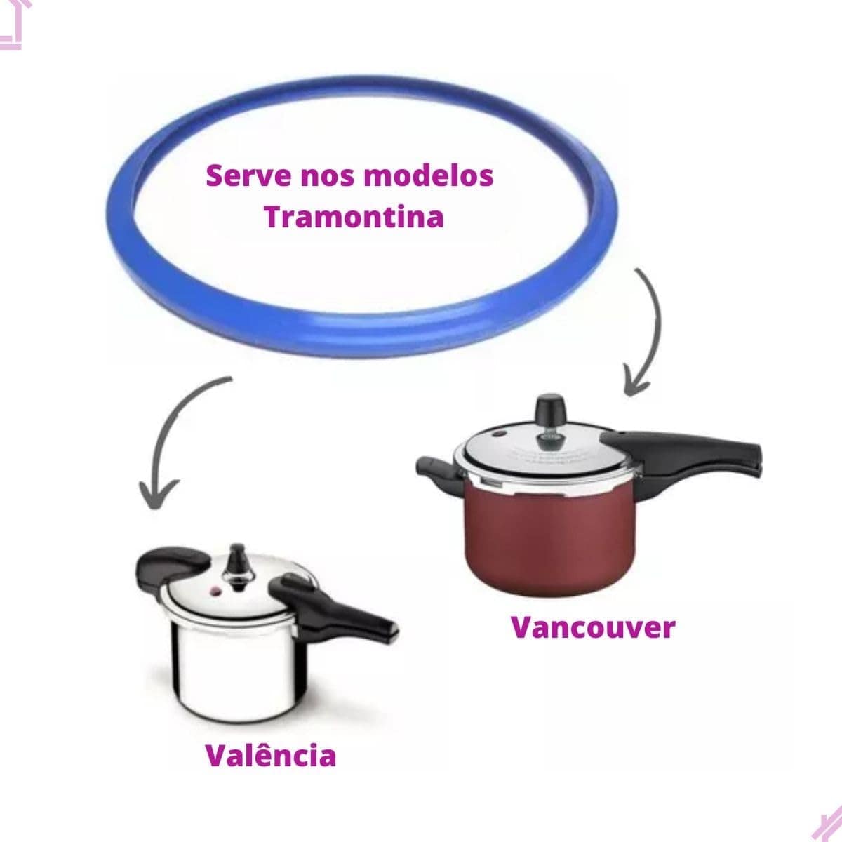 Borracha Anel De Vedação Para Panela De Pressão Vancouver E ... - Image 4