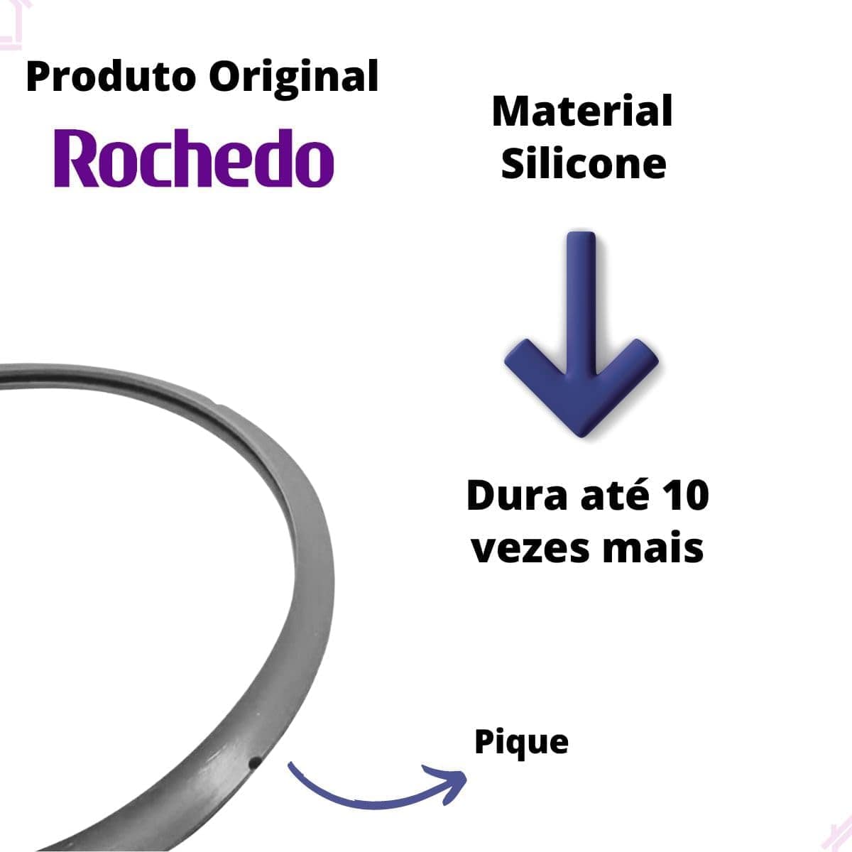 Kit Borracha E Peso Original Panela De Pressão Rochedo Turbo... - Image 6