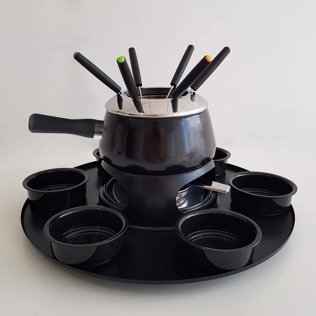 Aparelho Fondue Giratório 18 Peças Serviço Fondue Cervinia C... - Image 4