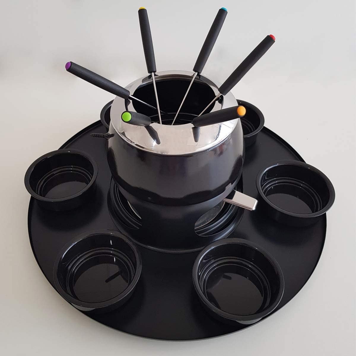 Aparelho Fondue Giratório 18 Peças Serviço Fondue Cervinia C... - Image 7