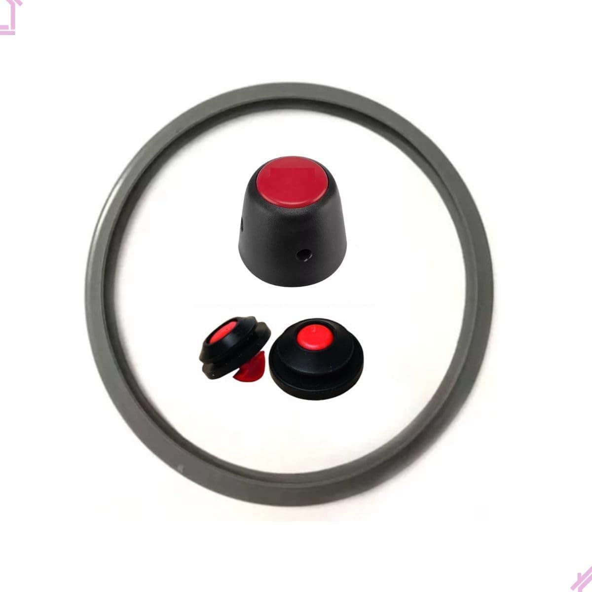 Kit Borracha Panela De Pressão Marcolar/Ramos/Fortaleza/Glob...