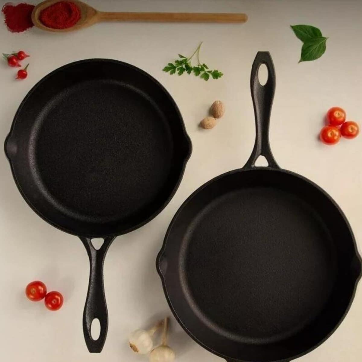 Frigideira Líder Com Tampa de Ferro Fundido 24 Cm Santana - Image 3