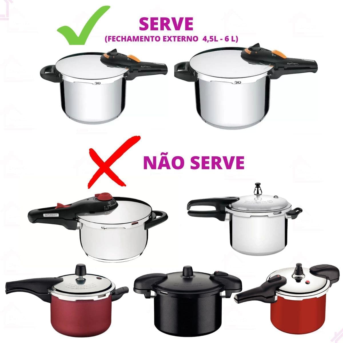 Borracha Anel De Vedação Em Silicone Para Panela De Pressão ... - Image 3