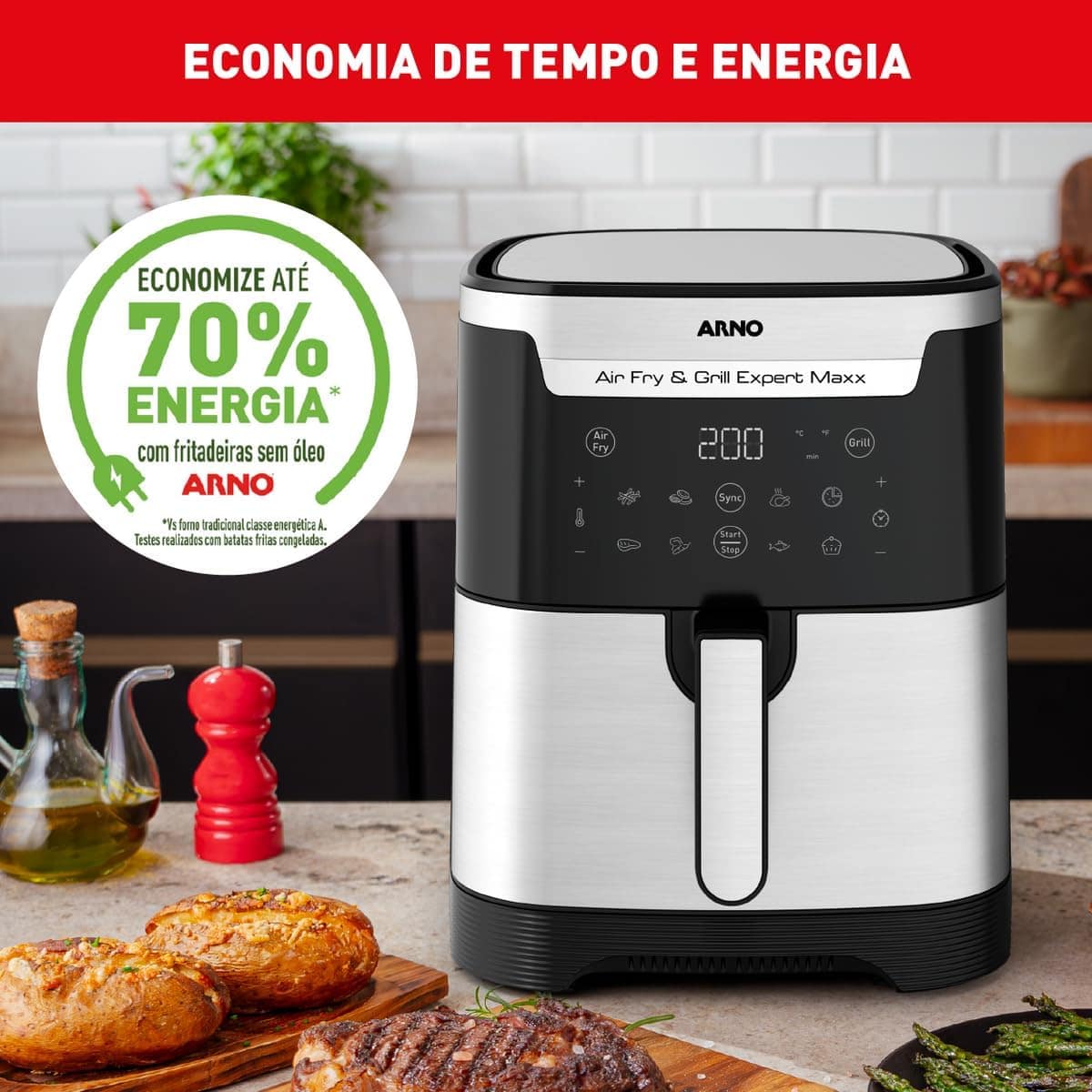 Fritadeira sem Óleo e Grill Arno Airfry & Grill Expert Maxx ... - Image 8