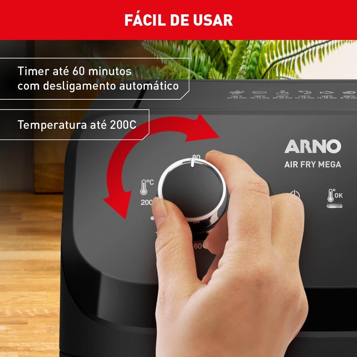 Fritadeira Sem Óleo Arno Air Fryer Mega AFM7, 7,5L, Tecnolog... | É bom mesmo? Descubra antes de comprar - Image 7