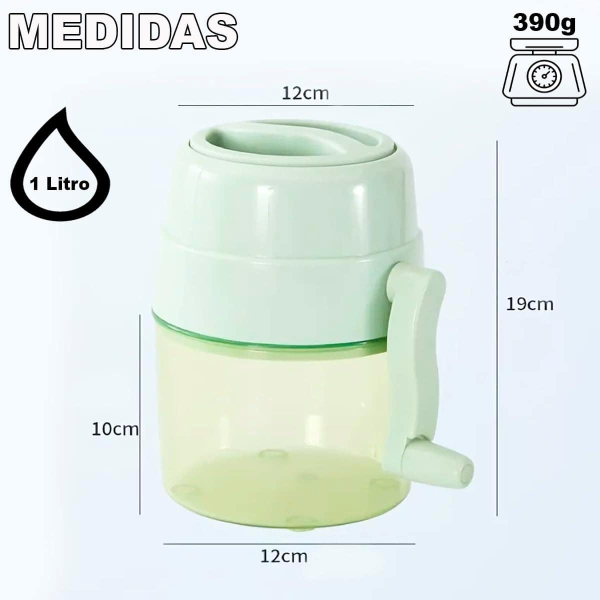 Máquina De Raspadinha Cortador Triturador De Gelo Manual Sor... - Image 4