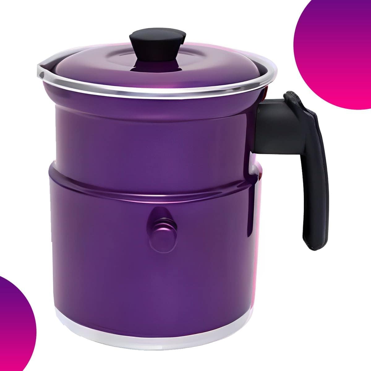 Leiteira Térmica Fervedor Com Apito 1,5 Litros Em Alumínio C...