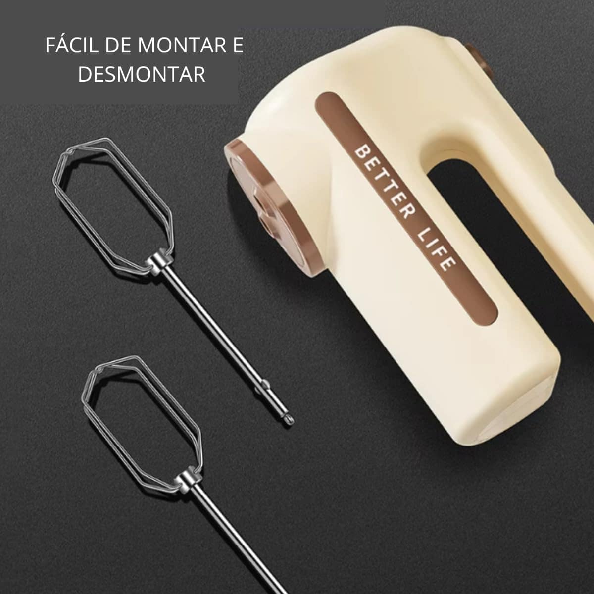 Batedor De Ovos Elétrico Portátil Com 5 Velocidades, Cabeça ... - Image 9