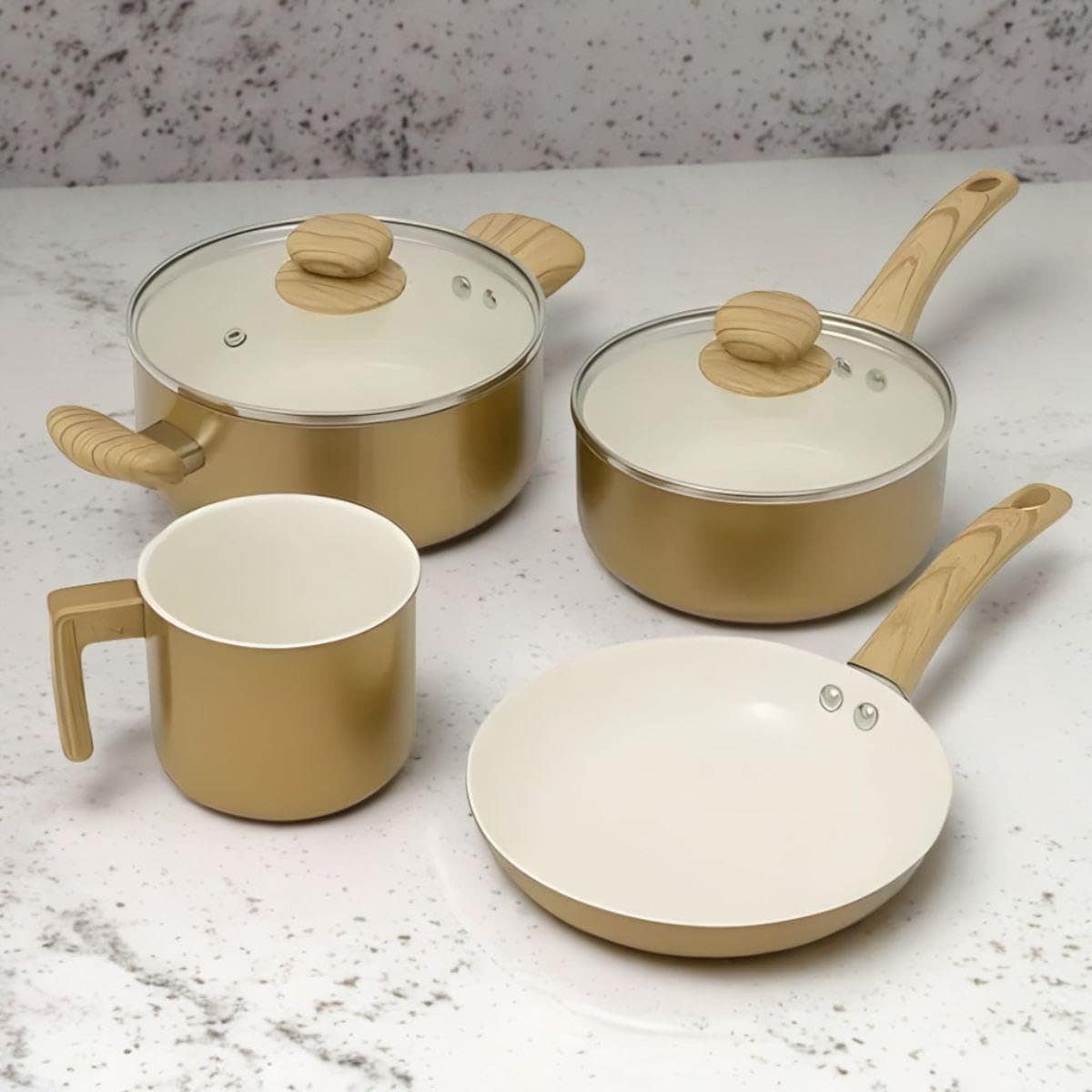 Conjunto de Panelas Antiaderentes com Revestimento Cerâmico ... - Image 2