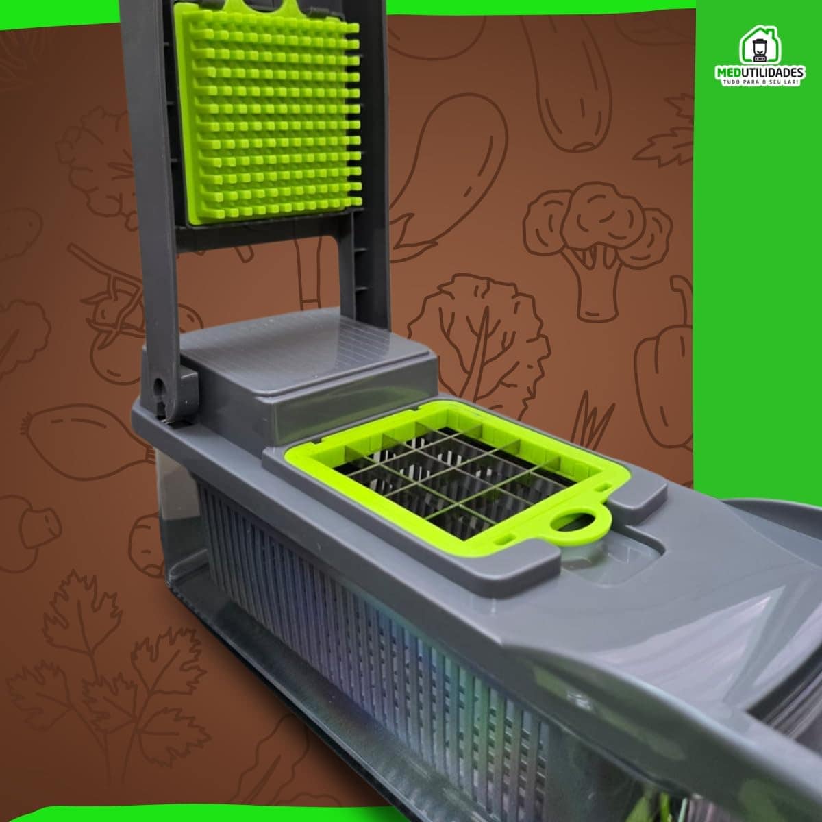 Cortador de legumes multifuncional para cebola com fatiador ... - Image 5