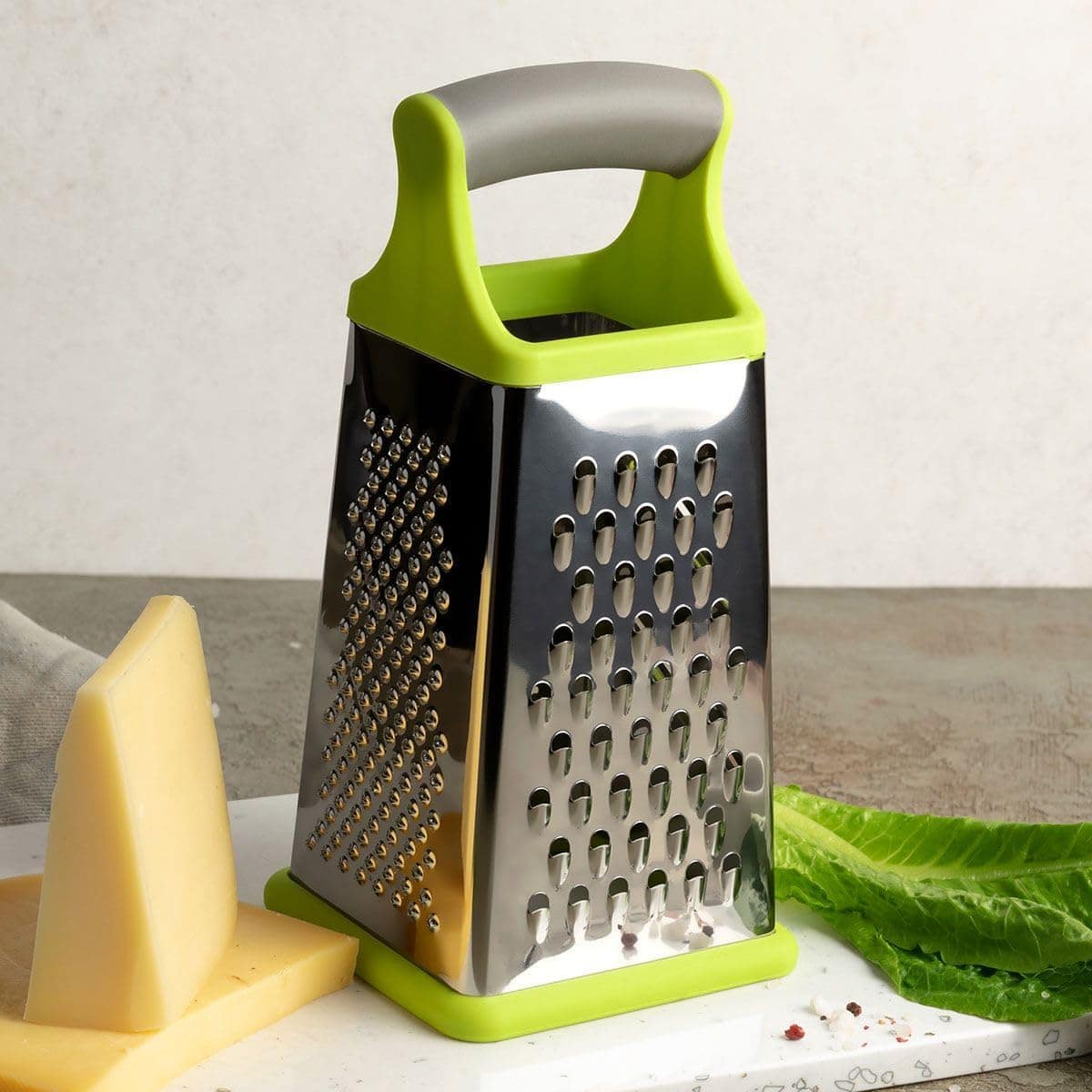 KIT RALADOR 16 cm PEQUENO em inox manual 4 faces multiuso pa... - Image 7