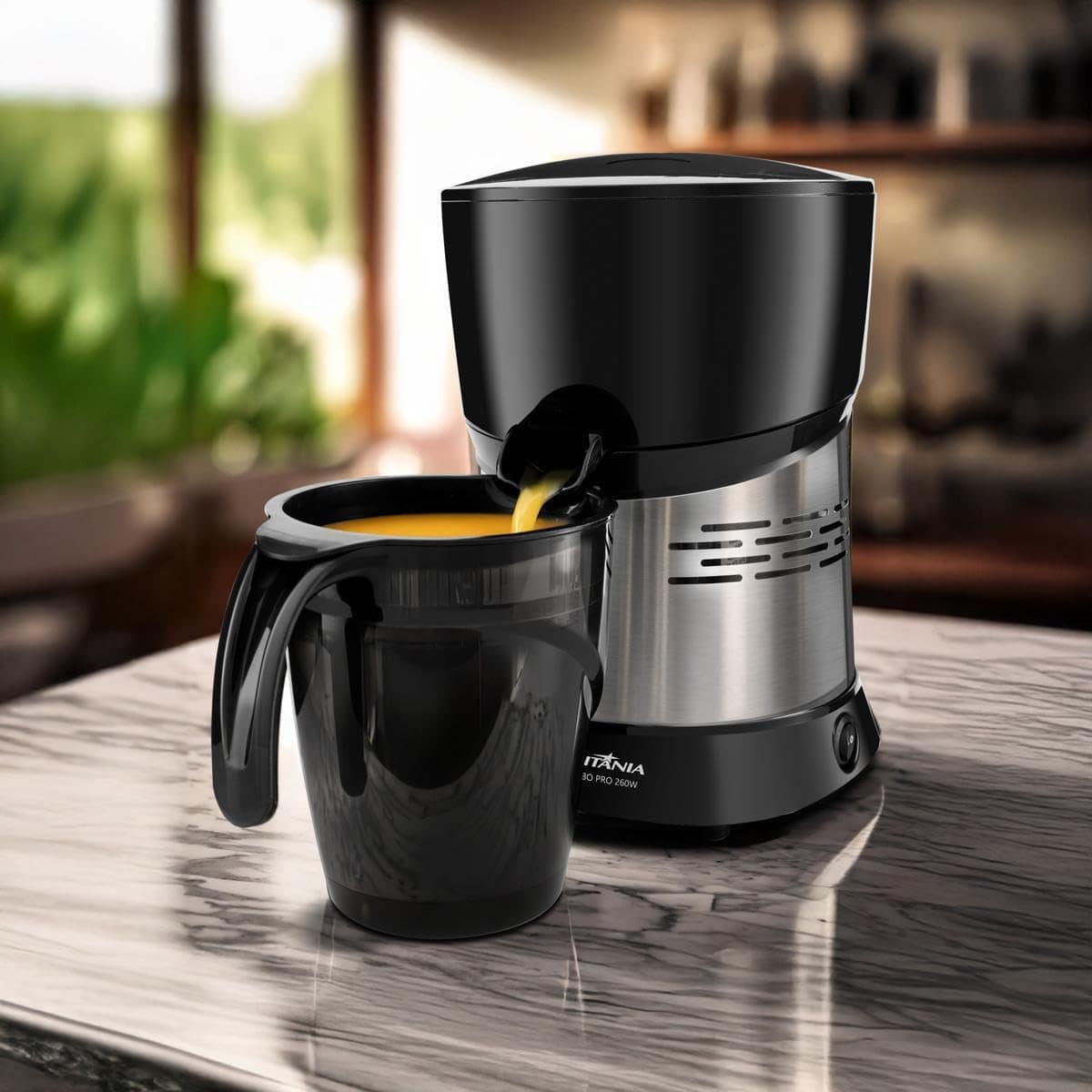 Espremedor de Frutas, Turbo Pro, 1,3L, Preto, Bivolt, Britân... - Image 9