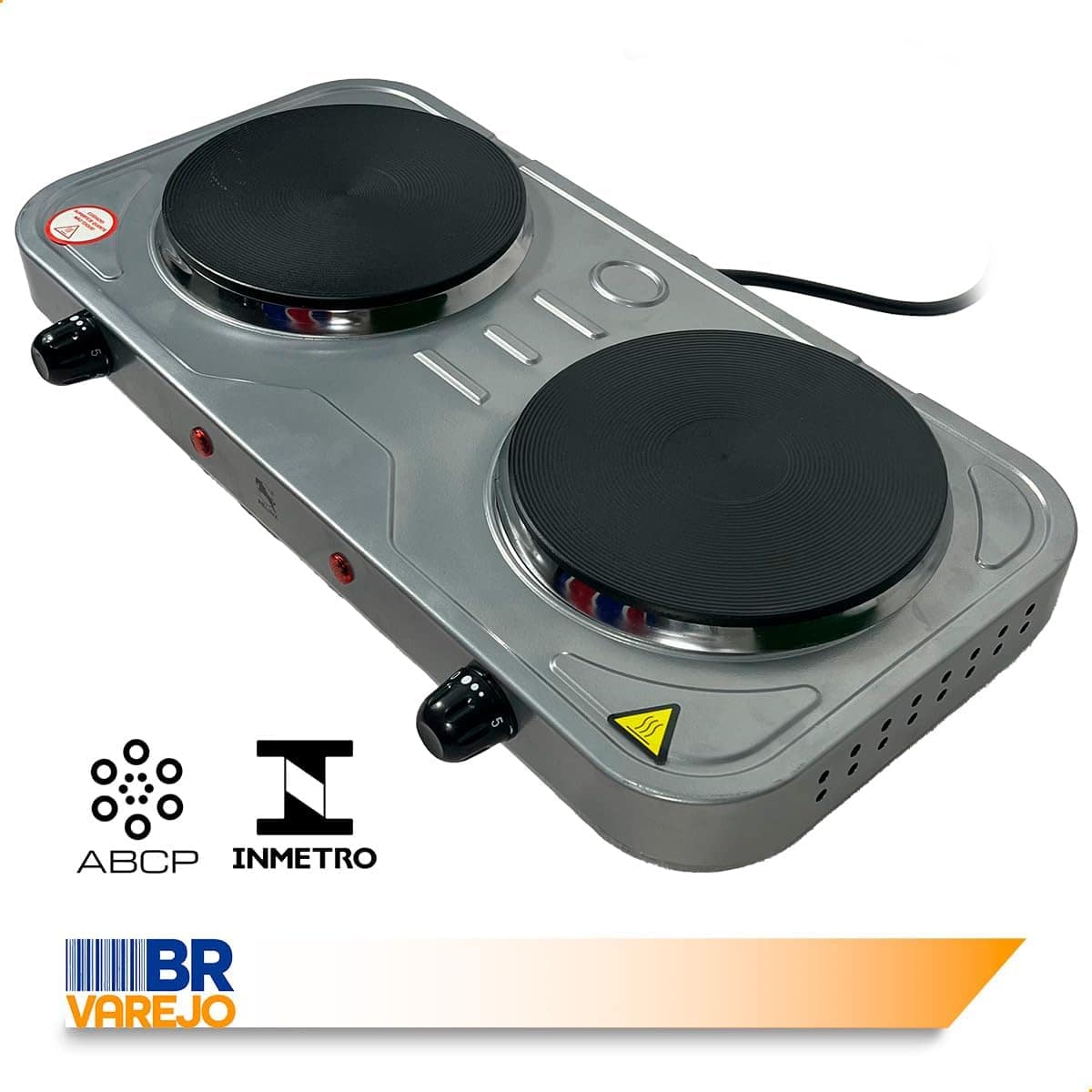 Fogareiro Eletrico Portatil 2 Bocas Potencia 2000W Fogão Ele... - Image 7