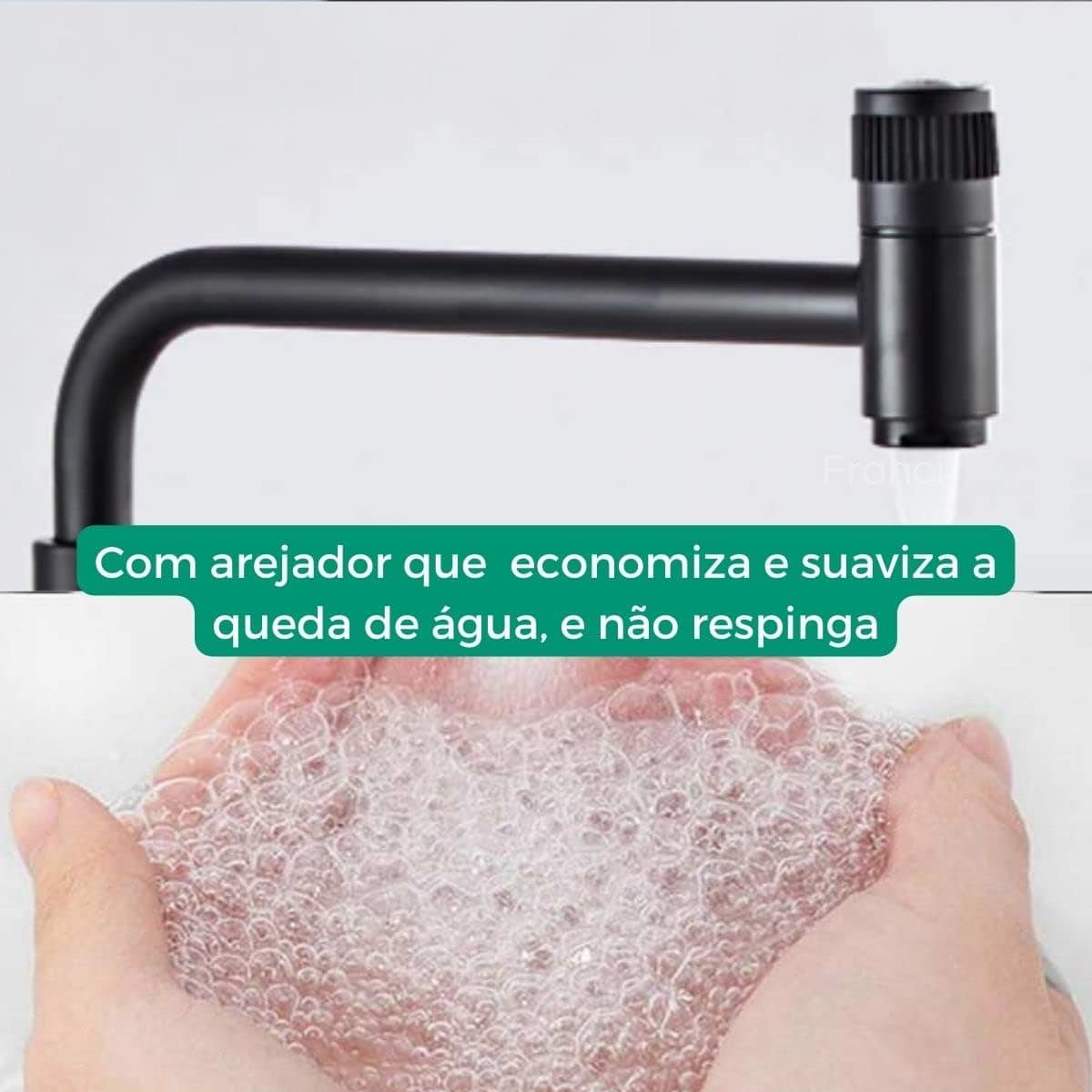 Torneira Cozinha de Parede Articulavel Gourmet Comprida Meta... - Image 4