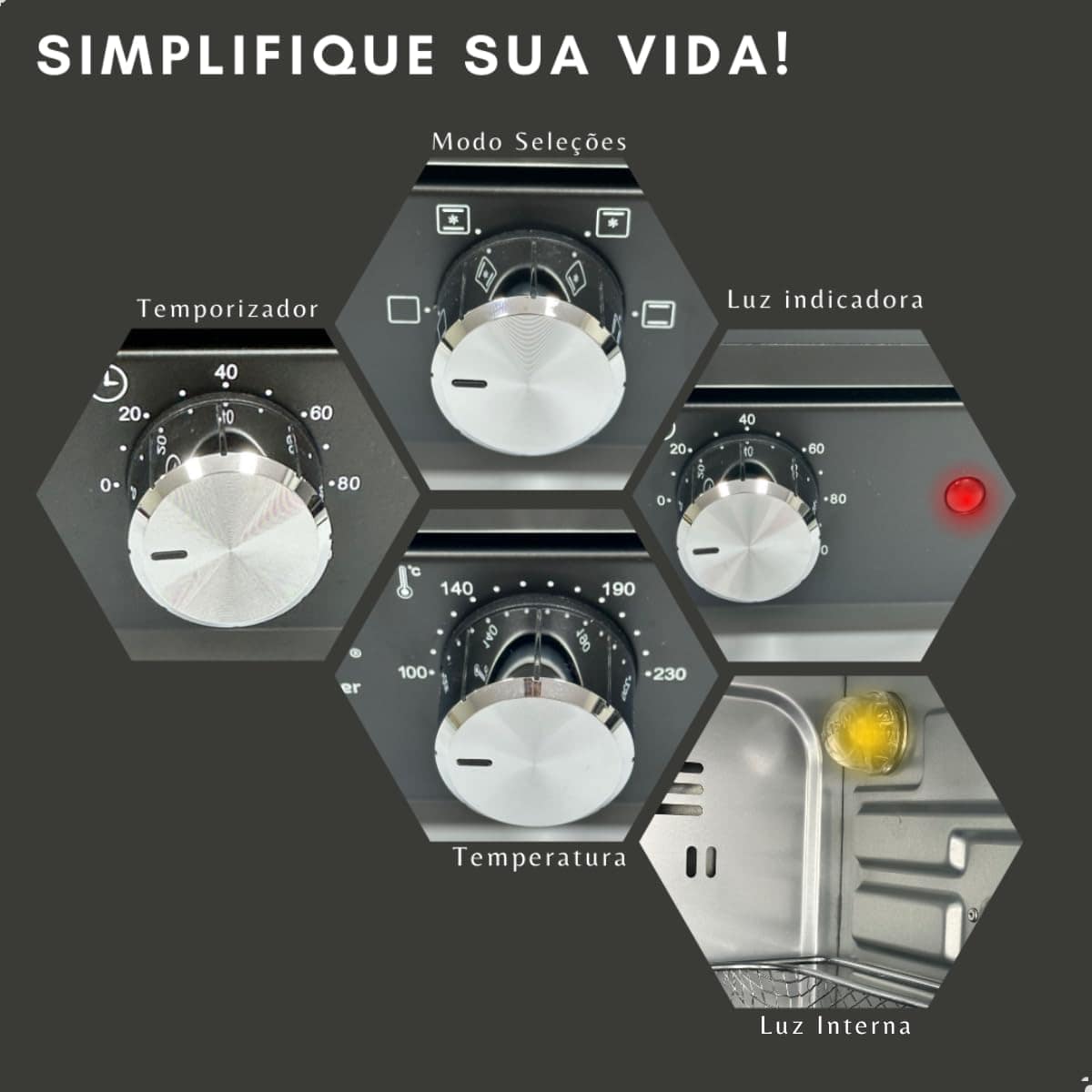 Forno e Fritadeira sem Óleo Best 45L Air Fryer Fry Oven Tama... | É bom mesmo? Descubra antes de comprar - Image 4