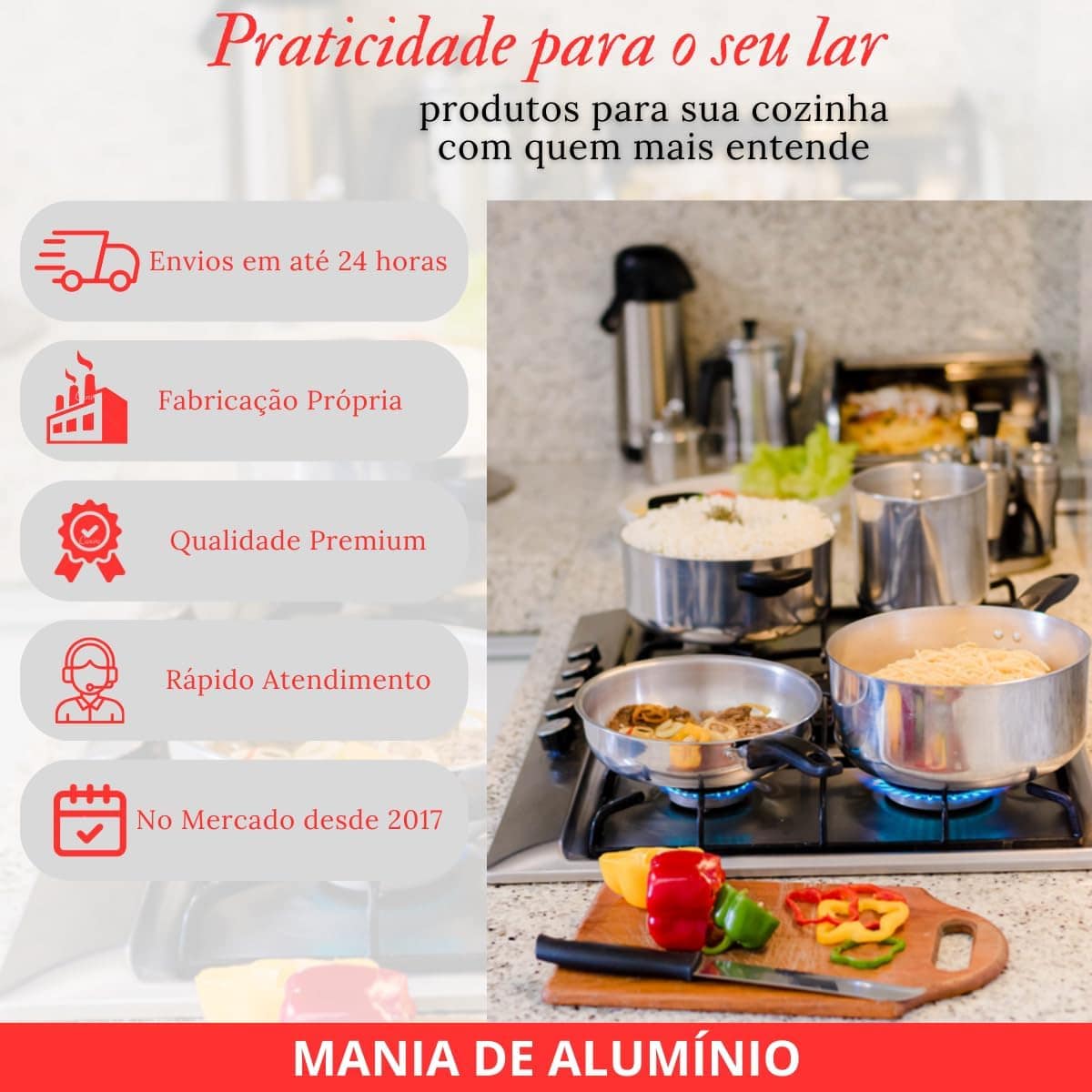 Jogo 3 Caneção Leiteira Com Orla E Cabo De Madeira Nº 16 Nº ... - Image 9