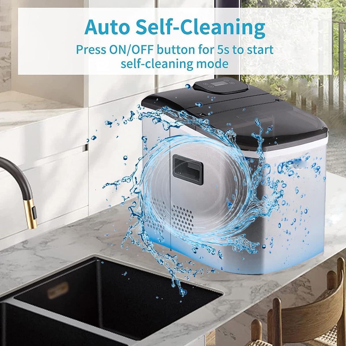 星姿 Bancada para máquina de gelo, refil de água de 3 maneiras... - Image 5