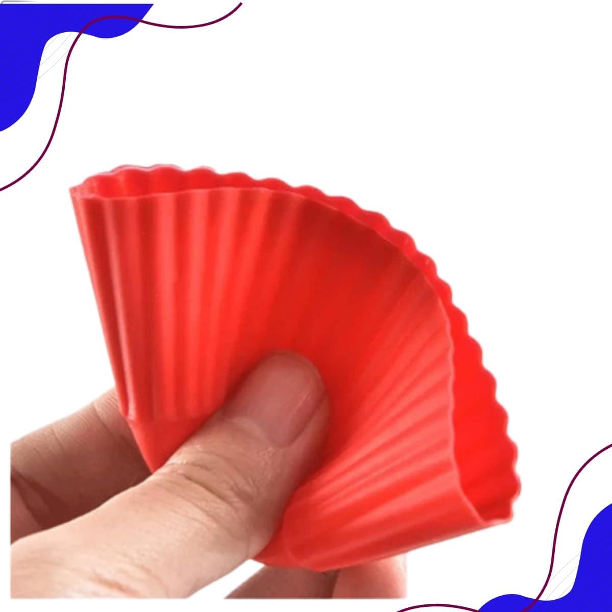 Jogo 12 Formas de Silicone Cupcake Muffin Assadeira Air Frye... | É bom mesmo? Descubra antes de comprar - Image 4