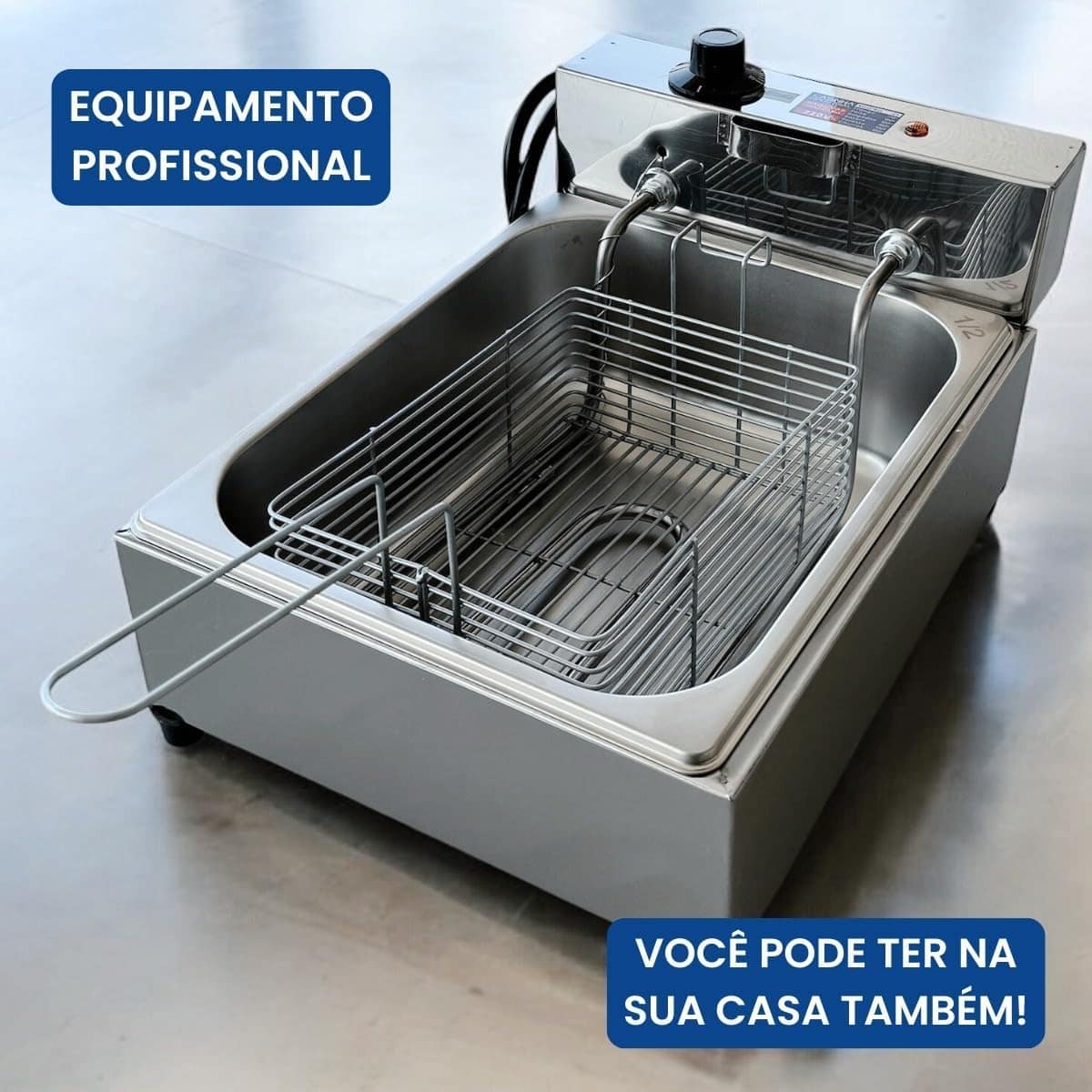 Fritadeira Industrial Elétrica Cuba 5l Inox Sem Frente | É bom mesmo? Descubra antes de comprar - Image 4