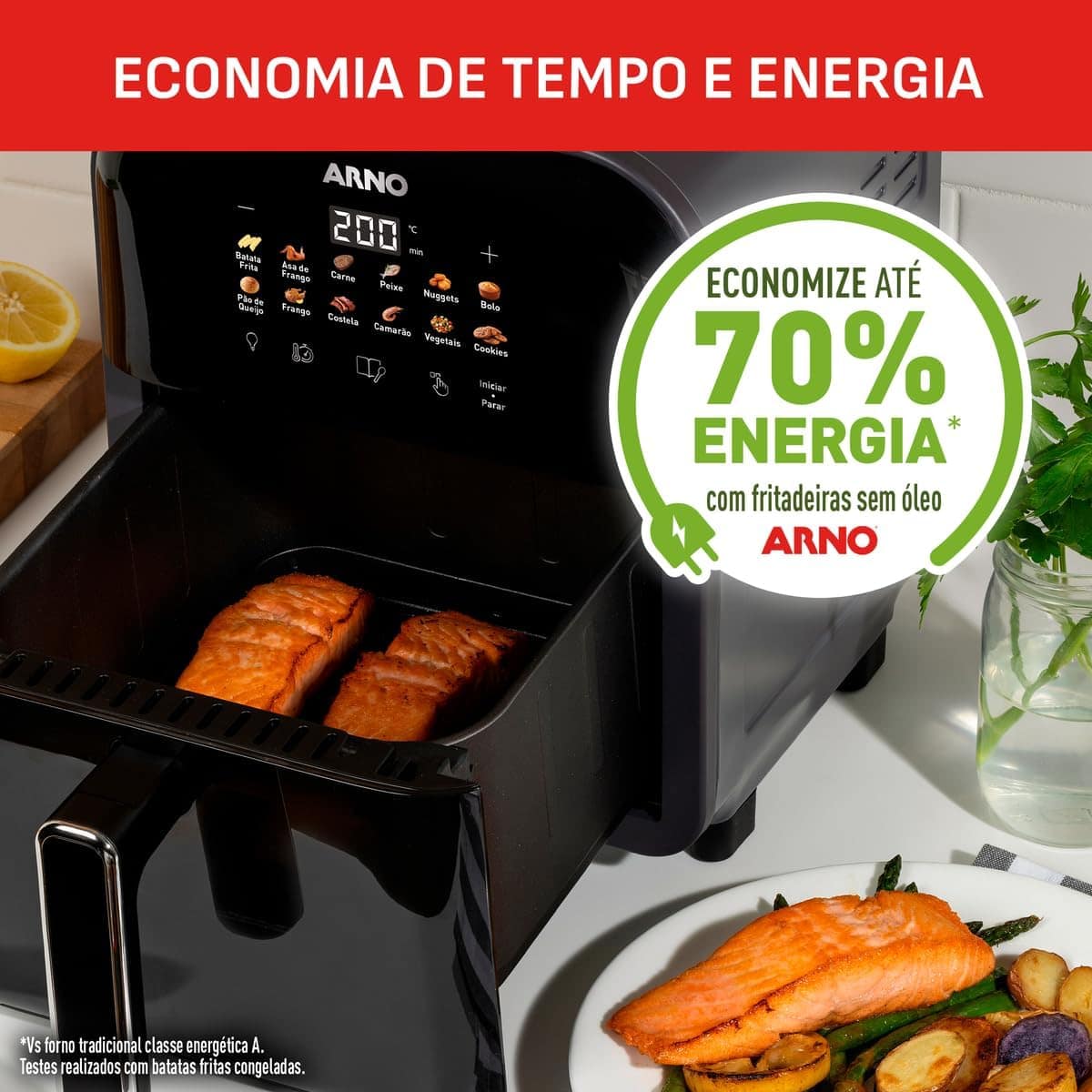 Fritadeira Sem Óleo Air Fryer Arno Easy Fry Turbo 6L AFI6, 1... | É bom mesmo? Descubra antes de comprar - Image 4
