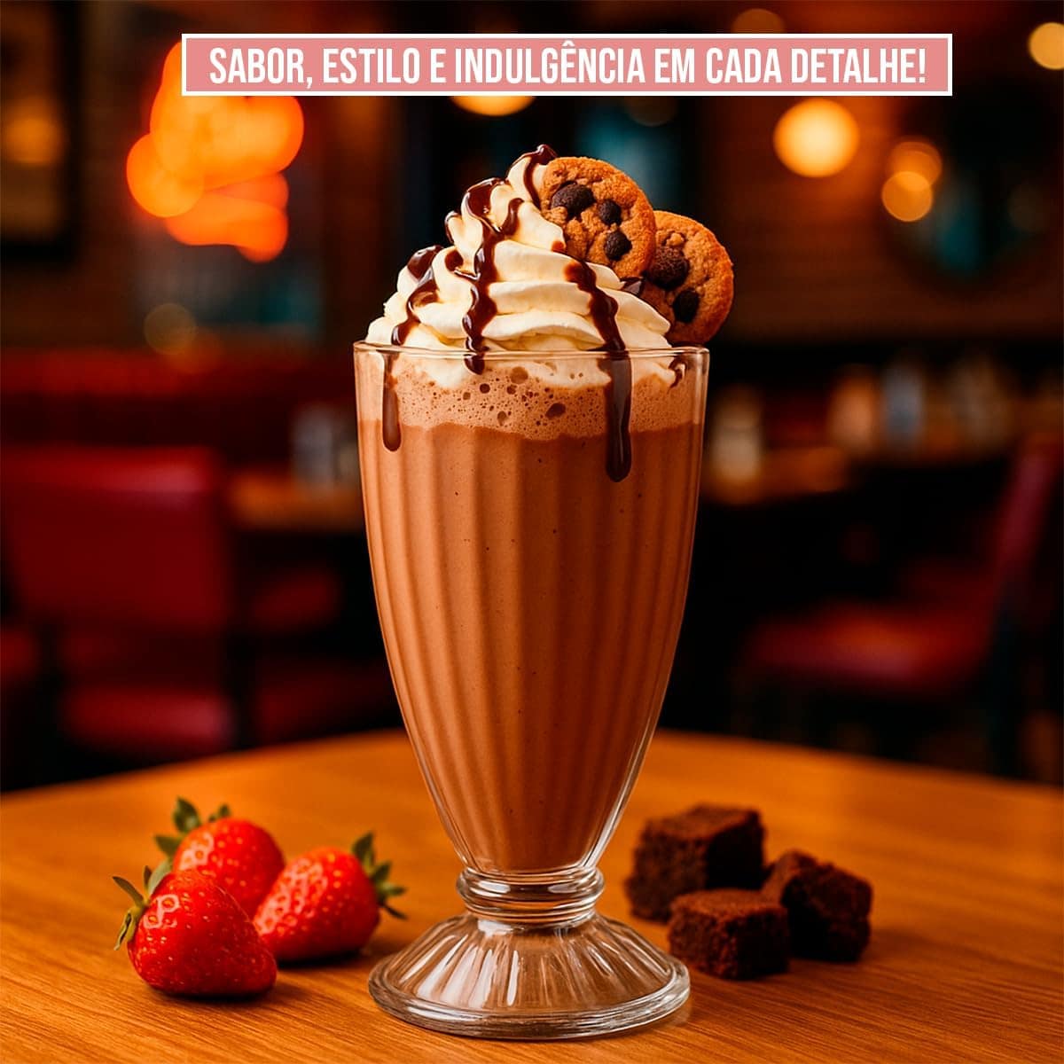 Taças de Vidro para Milkshake, 380ml, sorvete sobremesa luxo... - Image 6