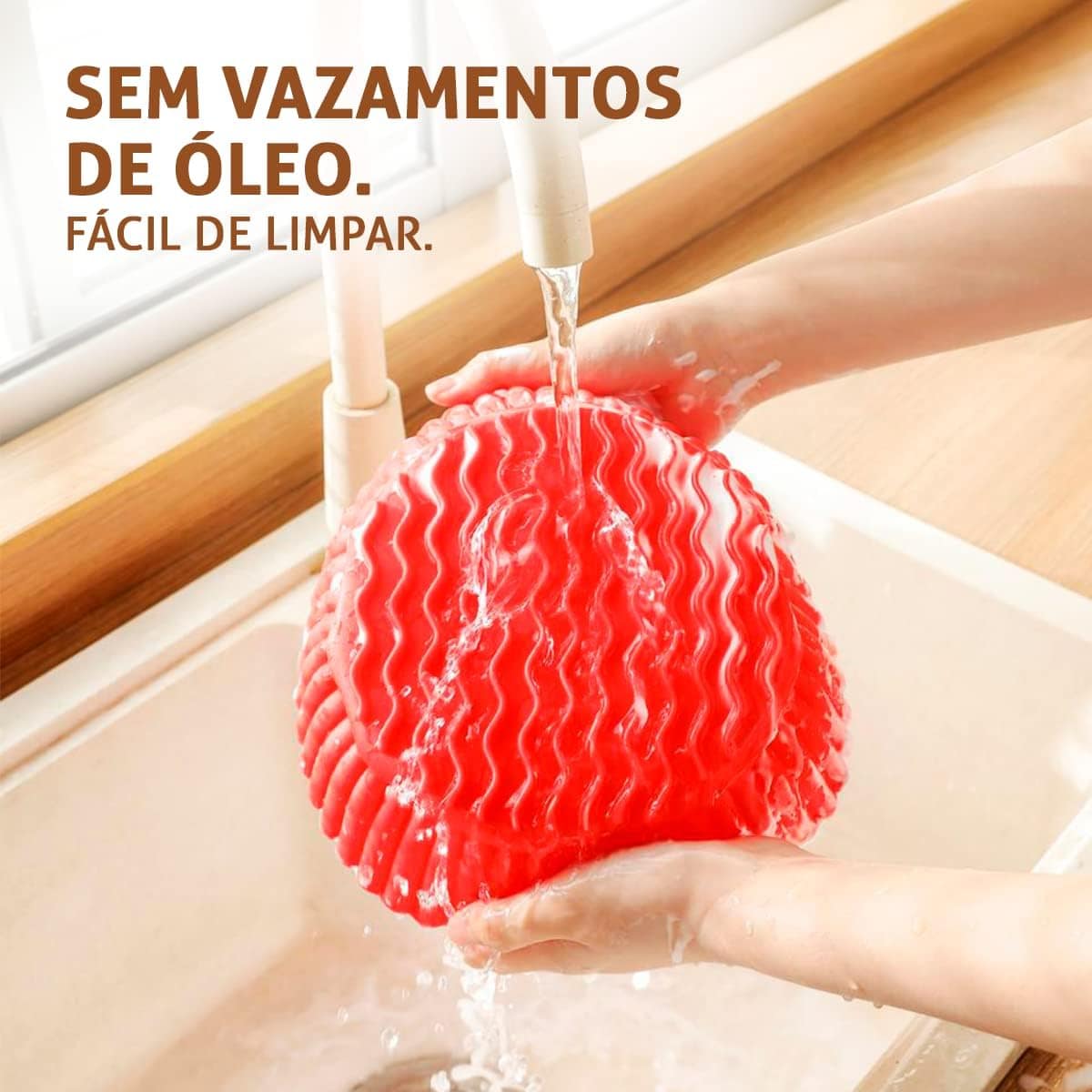 Recipiente De Silicone Forma Para Fritadeira Airfryer 19cm R... | É bom mesmo? Descubra antes de comprar - Image 6