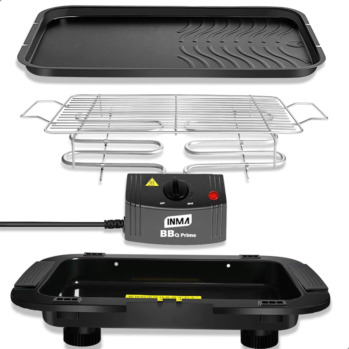 Churrasqueira Elétrica, Grelha Inox, Anti Fumaça, Apartament... - Image 8