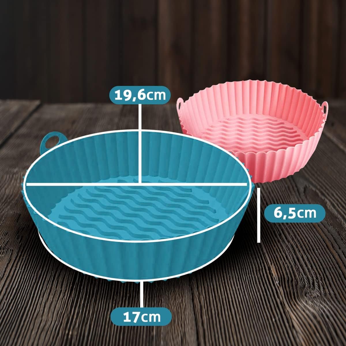 Recipiente De Silicone Forma Para Fritadeira Airfryer 19cm R... | É bom mesmo? Descubra antes de comprar - Image 4