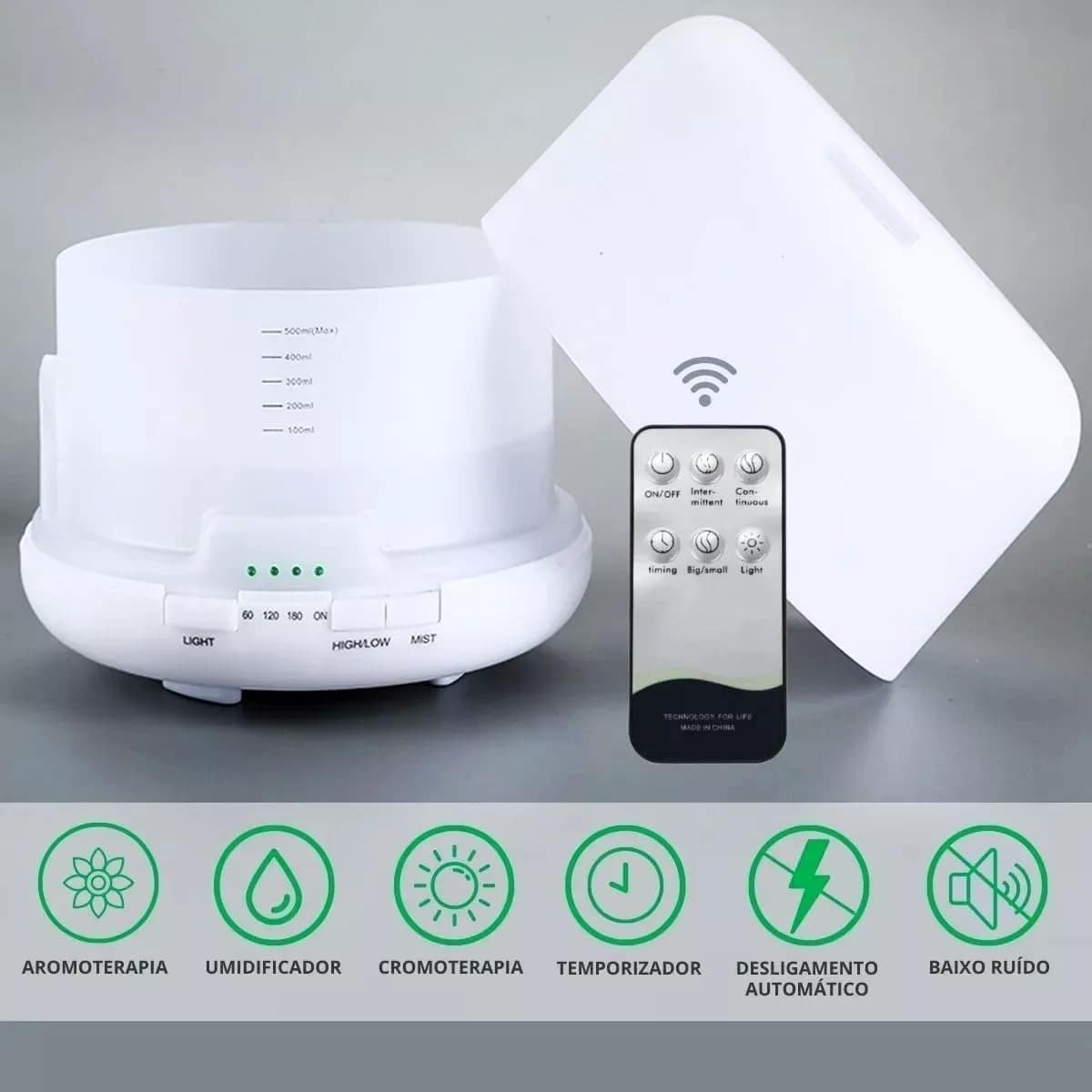 Difusor Aromatizador Ultrassônico Umidificador de Ar Portáti... | É bom mesmo? Descubra antes de comprar - Image 4