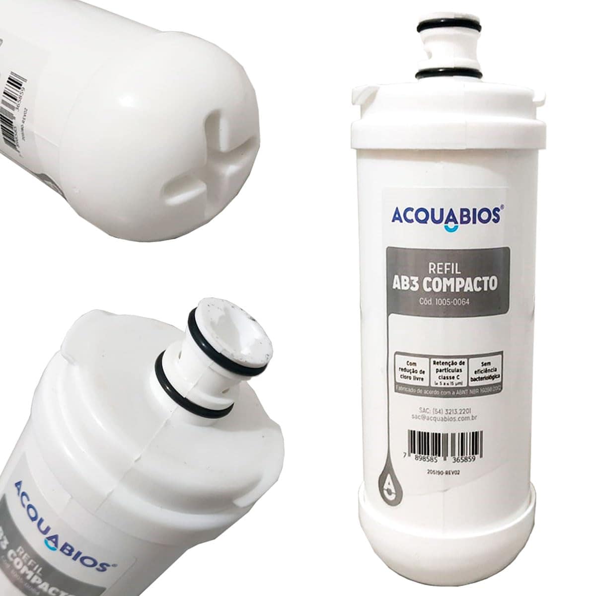 REFIL ACQUABIOS AB3 COMPACTO INDICADO PARA PURIFICADORES DE ... | É bom mesmo? Descubra antes de comprar - Image 4