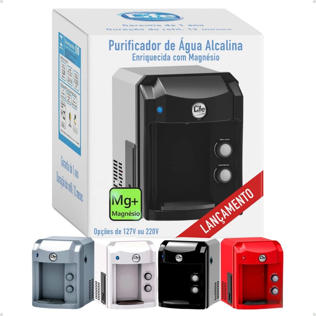 Purificador de Agua Gelada Alcalina com Ozonio Filtro com Ad... | É bom mesmo? Descubra antes de comprar