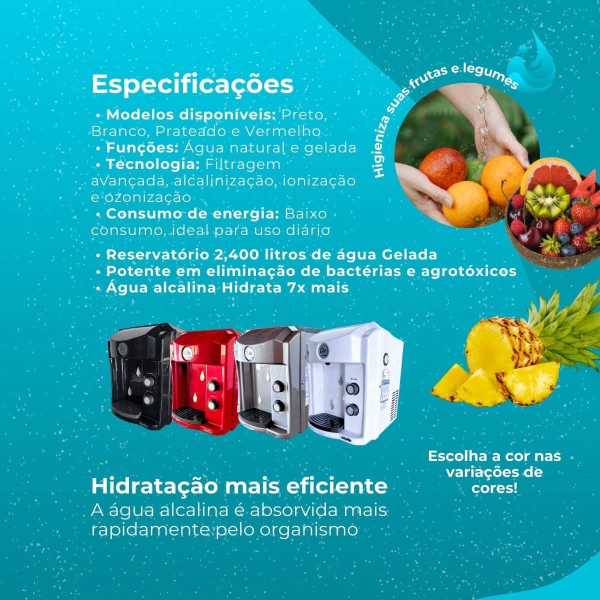 Purificador de Agua Gelada Alcalina com Ozonio Filtro com Ad... | É bom mesmo? Descubra antes de comprar - Image 9
