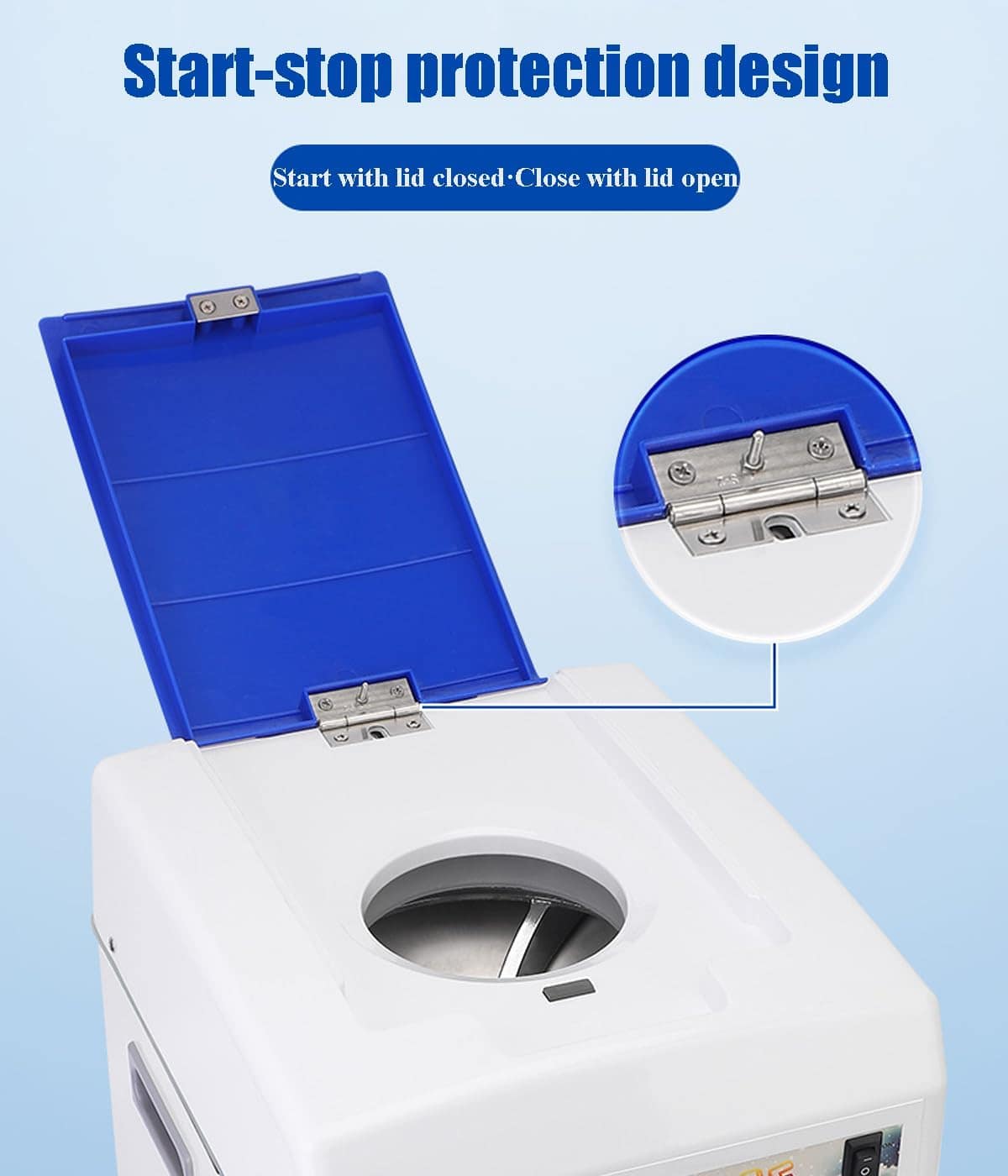 Máquina de gelo raspado elétrica, empurrador de neve de 250 ... - Image 4