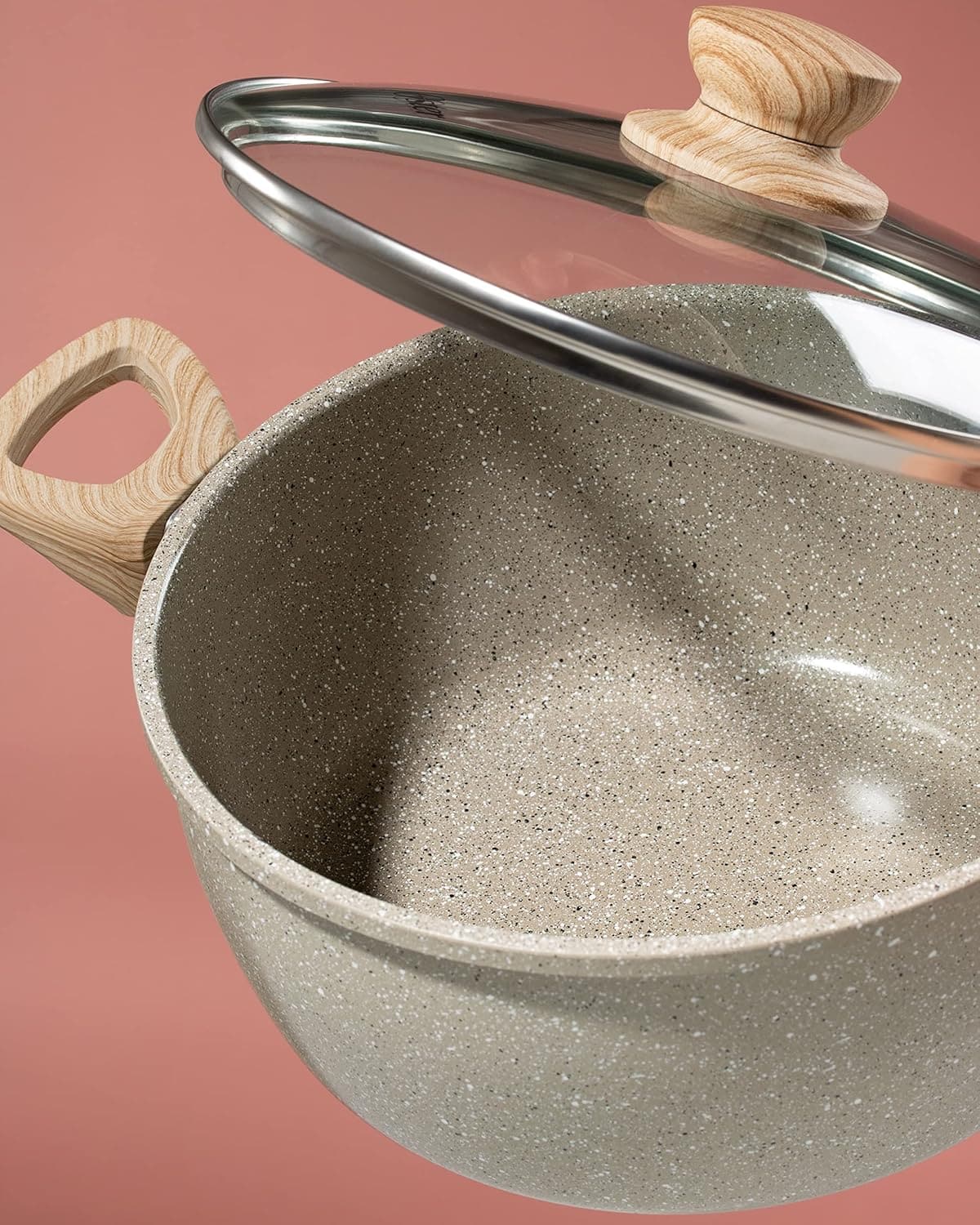 OSTER Caçarola Antiaderente 5,5L com Tampa Marble Edition - ... - Image 6