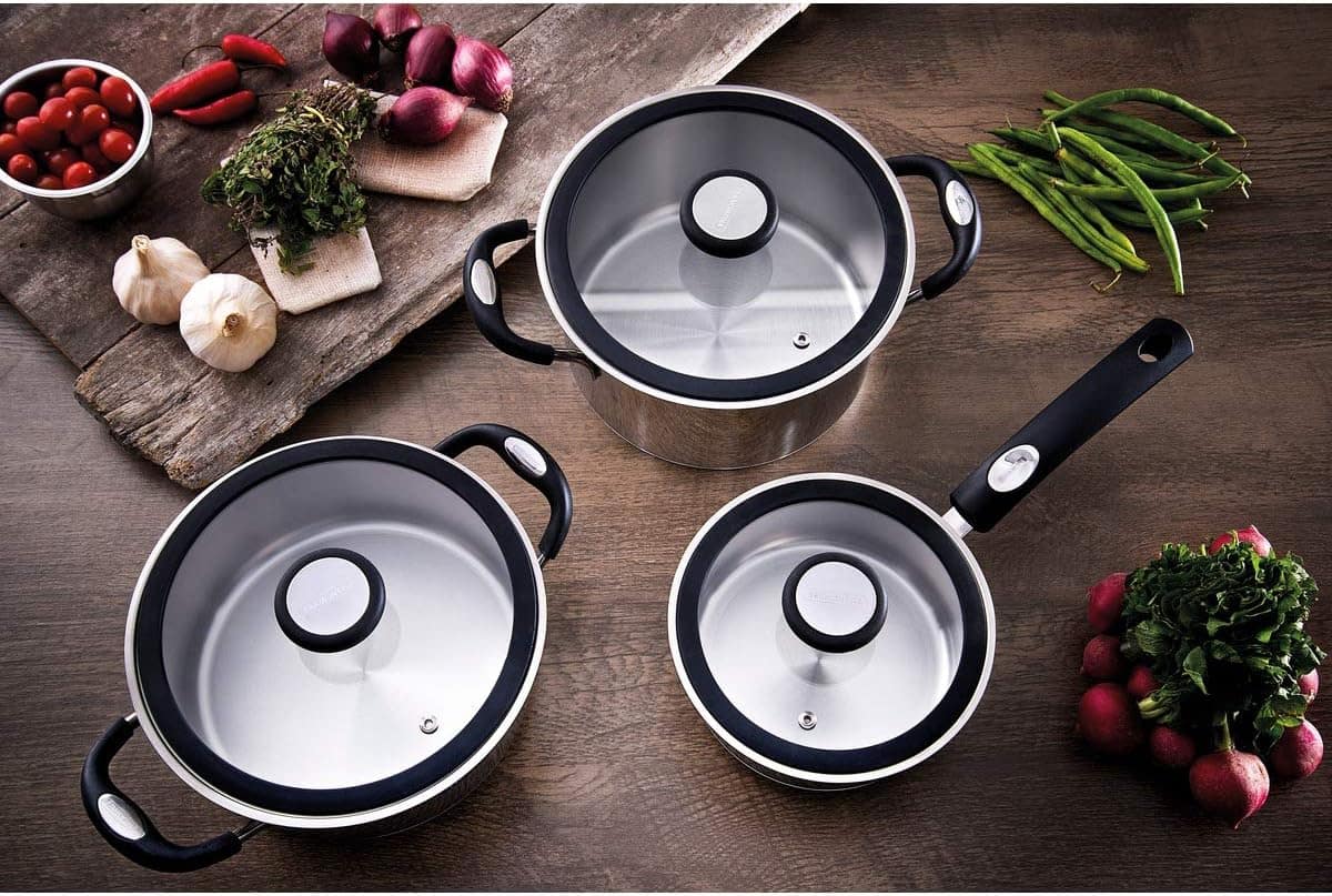 Caçarola Funda com Fundo Triplo Tramontina Inox 16Cm, CACARO... - Image 4