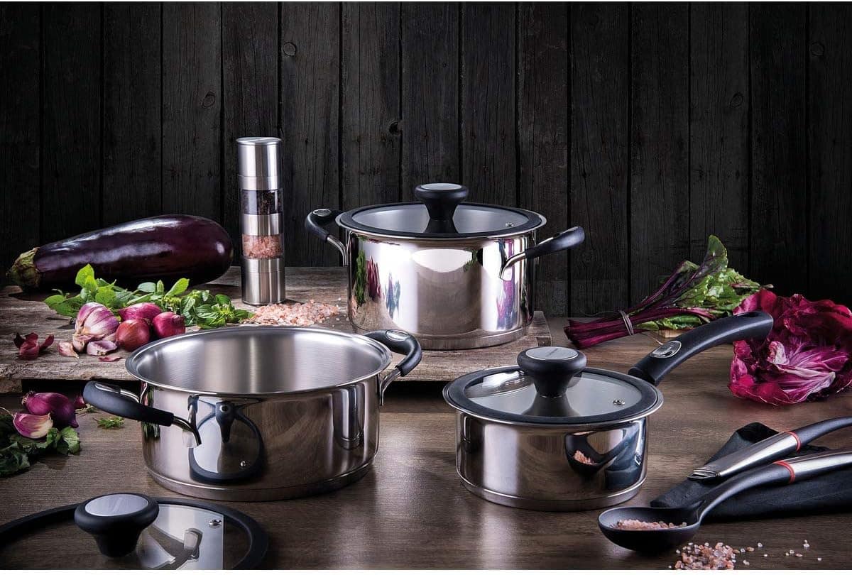 Caçarola Funda com Fundo Triplo Tramontina Inox 16Cm, CACARO... - Image 2