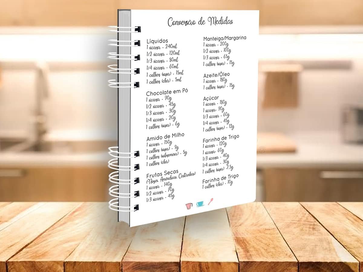 Caderno de Receitas Com Capa Dura - Coleção - Black Elegance - Image 3