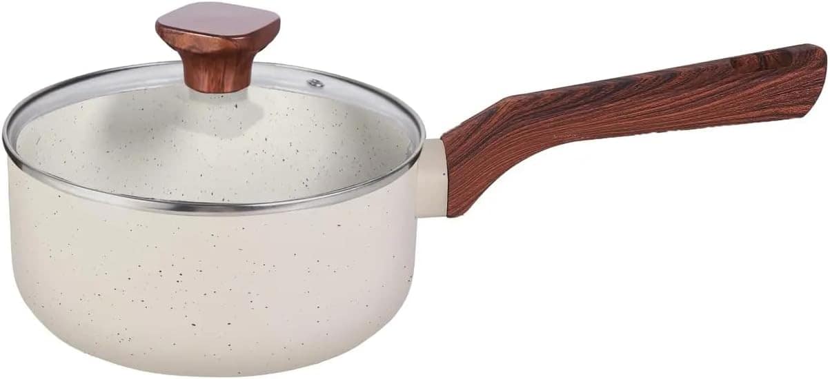 Conjunto de Panelas Cerâmicas, 10 Peças, Branco e Rose Gold,... - Image 4