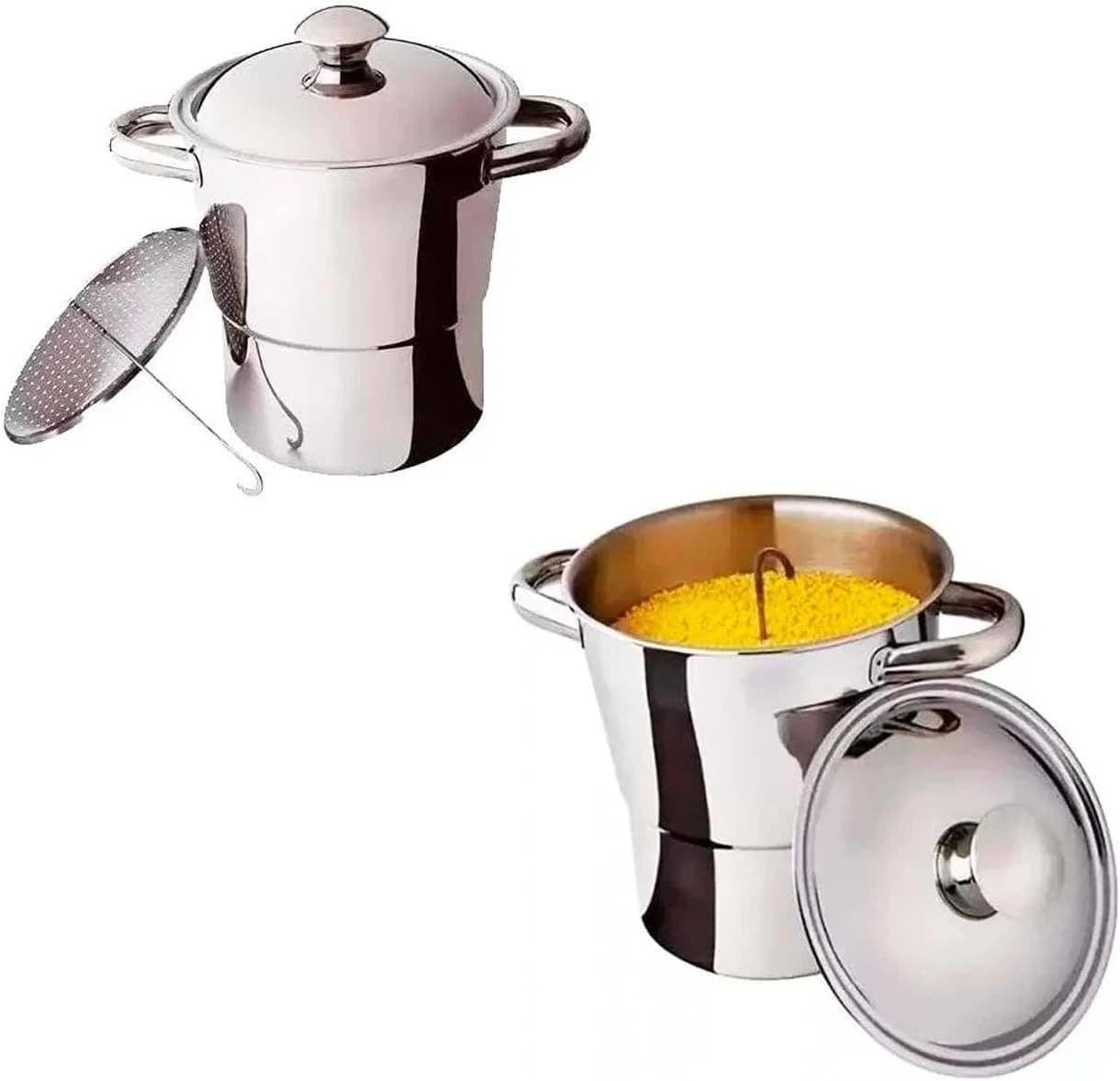 Cuscuzeira Lyon Ø16 Cm Brinox Aço Inox - Image 2