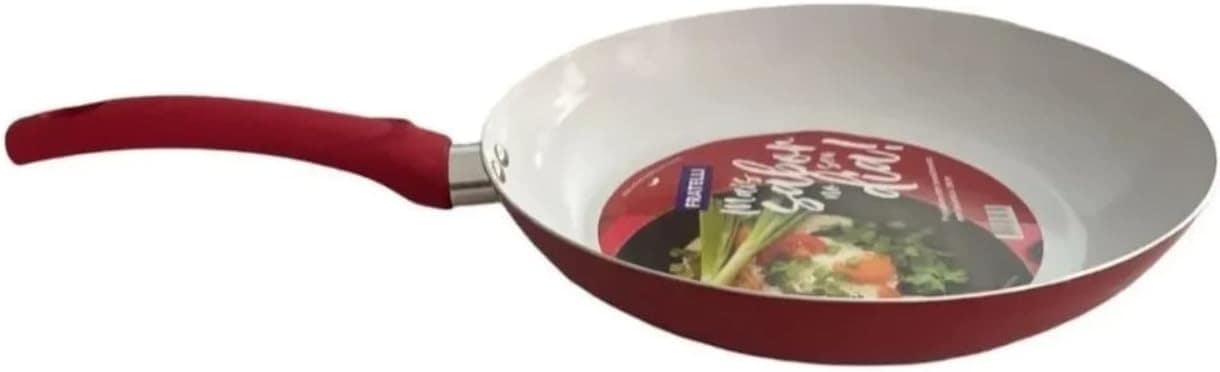 Frigideira Com Revestimento Em Cerâmica 18cm Frita Sem Óleo ...